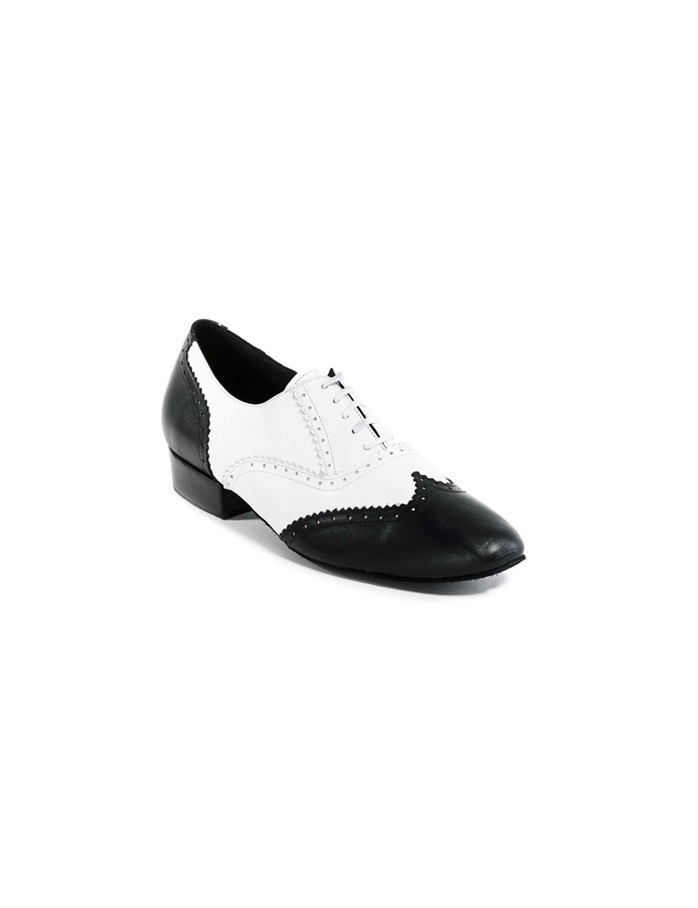 Zapatos de baile hombre blanco y negro